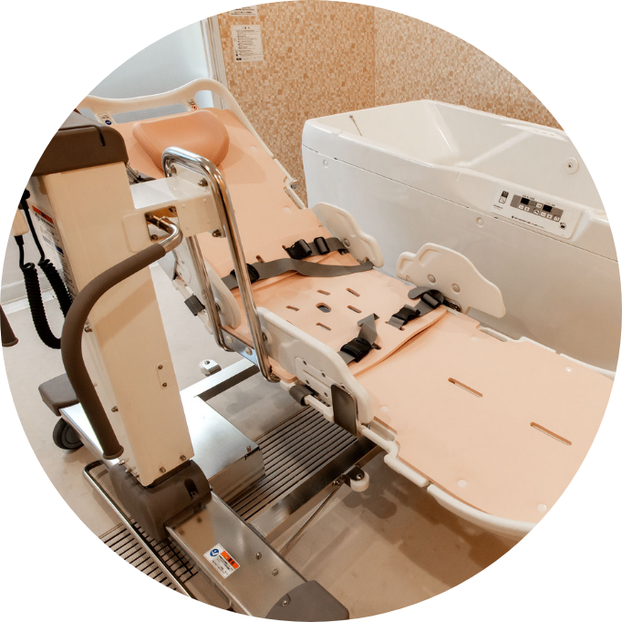 機械浴槽の写真